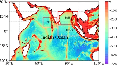 Estimation of the barrier layer thickness in the Indian Ocean based on hybrid neural network model featured image