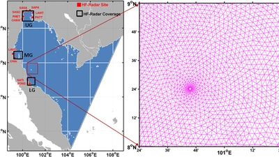 Evaluation on Surface Current Observing Network of High Frequency Ground Wave Radars in the Gulf of Thailand featured image